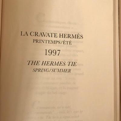 Lot 78-Hermes of Paris Booklet- The Hermes Tie, Spring/Summer 1997