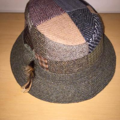 Lot 292-Donegal Patchwork Wool Mens Hat