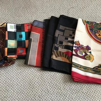 Lot 138-Lot of New and Vintage Ladies' Decorative Scarves