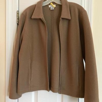 Lot 505-Brooks Brothers Ladies' Tan Wool Dress Jacket