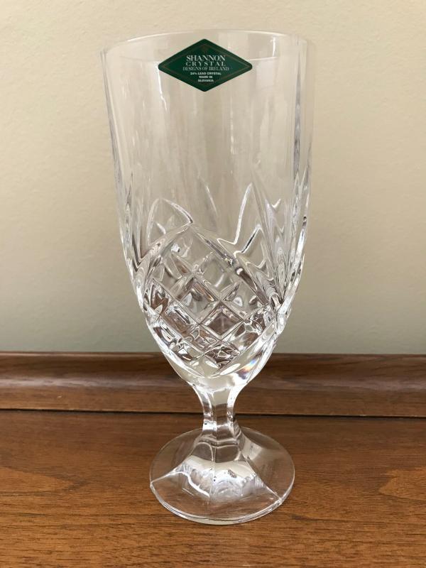 Vintage Godinger Shannon Crystal Dublin Ice Tea Glasses - Set of