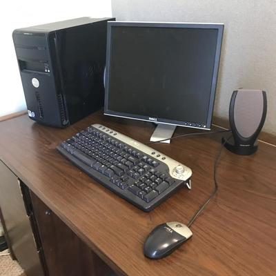 Lot 59 - Computer, Printer, and Speakers 