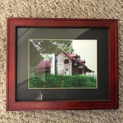 Lot 63 - Framed Cabin and Mountain Photos 