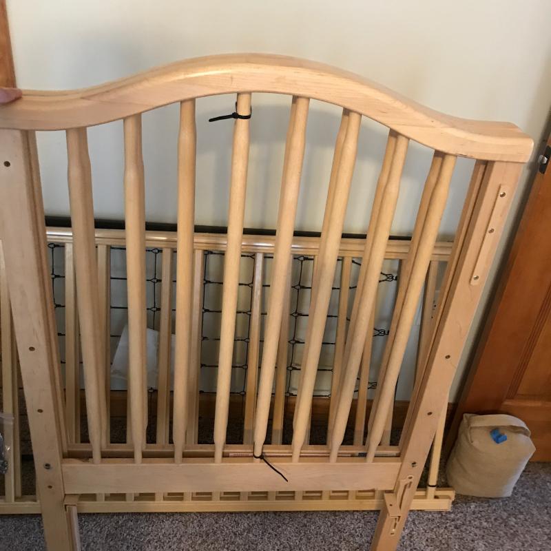 Lot 40 Simmons Baby Crib and Chair