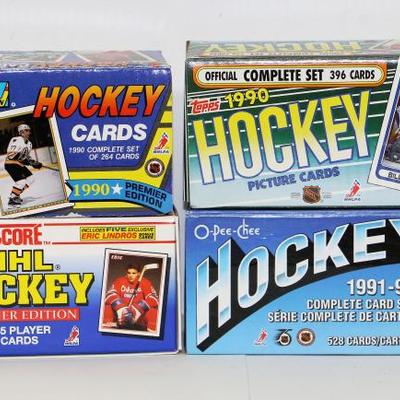 Old HOCKEY Trading Cards Lot - 4 Boxes Bowman, Topps, Score, O-Pee-Chee #501-25