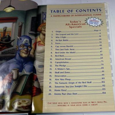 Captain America+Ultimate Fantastic Four - 2 Marvel HC Books Comics Novels