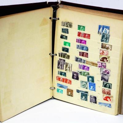 Old Vintage Stamp Album with Stamps of SPAIN #501-19