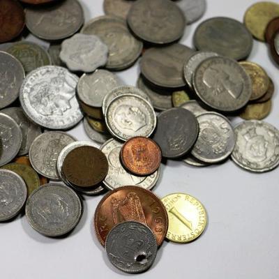 Vintage International COINS LOT - 1 Lb. Bag - lot #41016