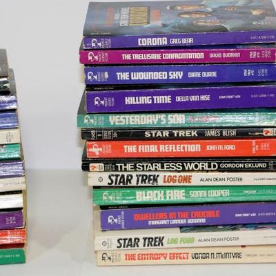 Star Trek Books Collection - Lot of 35 - Vintage Books