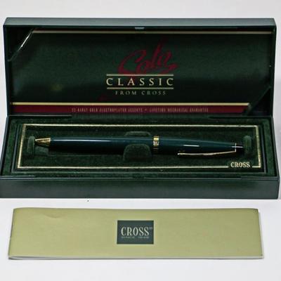 CROSS Solo Classic Pen - 22k Gold plated New in Case - Vintage