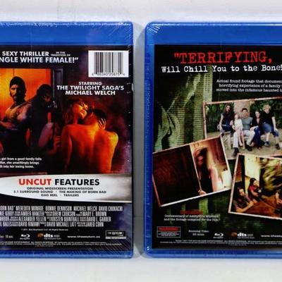 2 New Blu-Ray Movies - Amityville Haunting & Born Bad - Sealed
