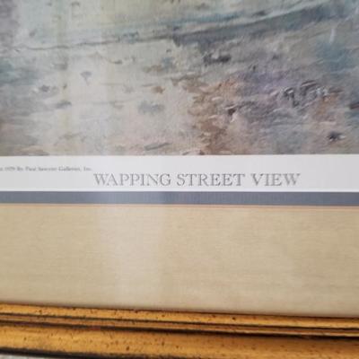 Paul Sawyier Framed Wapping St Print Numbered