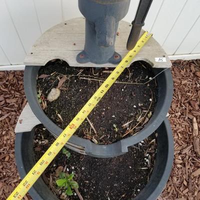 Double Tier Well Pump Planter