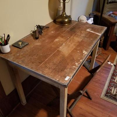 Vintage Single Drawer Desk Table