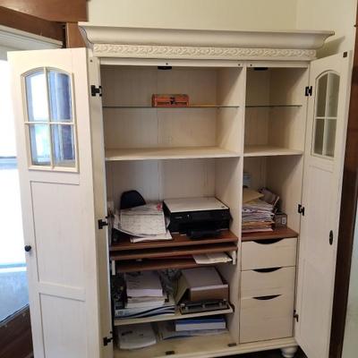 White Pantry Cabinet Storage 