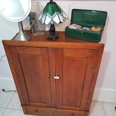 Small Wooden Storage Cabinet