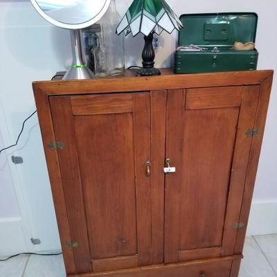 Small Wooden Storage Cabinet