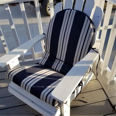 Wood Patio Adirondack Chair #3 of 4