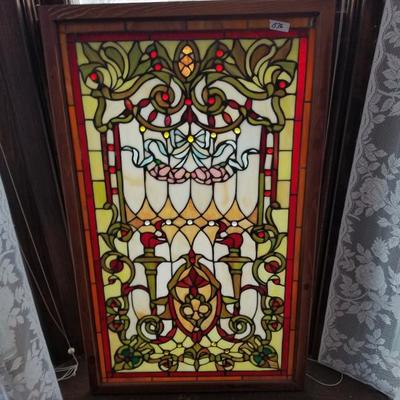 Stunning Stained Glass Panel