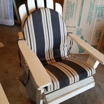 Wood Patio Adirondack Chair #2 of 4