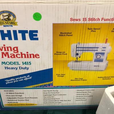 WHITE SEWING MACHINE heavy duty NIB
