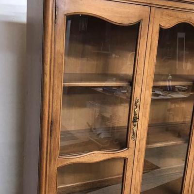 FRENCH PROVINCIAL LAURENTE CHINA CABINET by DREXEL