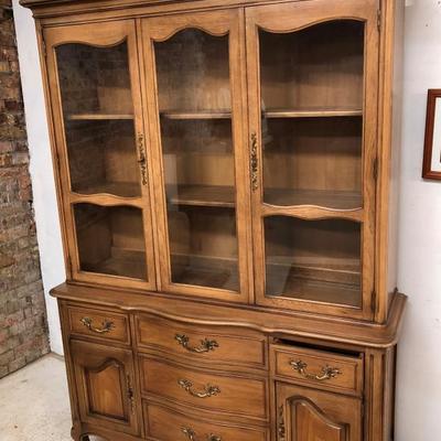 FRENCH PROVINCIAL LAURENTE CHINA CABINET by DREXEL