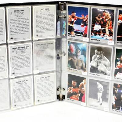 Vintage ALL WORLD BOXING Collector's Trading Cards Lot in Album #508-27