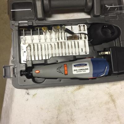 Lot - 90  Chicago Rotary Tool with Extras