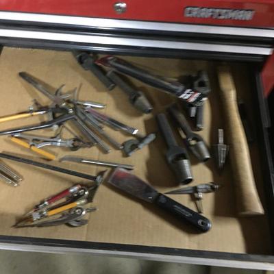 Lot - 155  Craftsman  Toolboxes with Contents