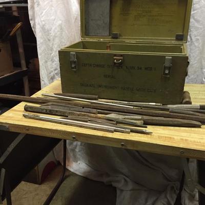 Lot - 208  Box With Chisels