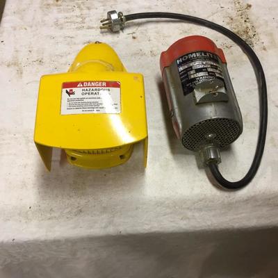 Lot - 131  Motor and Foot Pedal