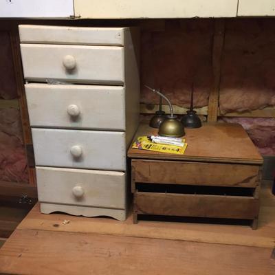 Lot 26- Cabinets, Contents and Oil Cans