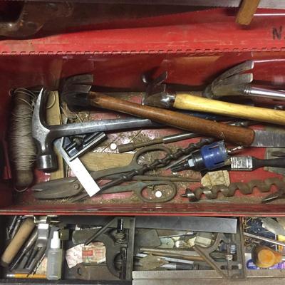 Lot - 64 Toolbox with Contents