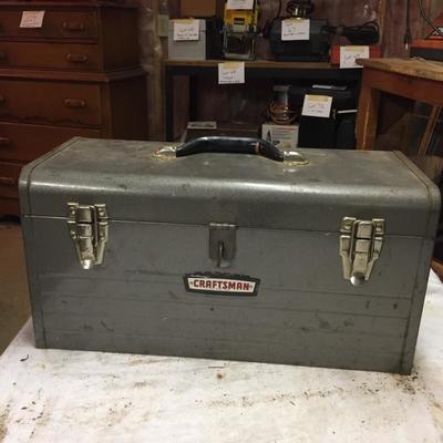 Lot - 127. Craftsman Toolbox with Contents 
