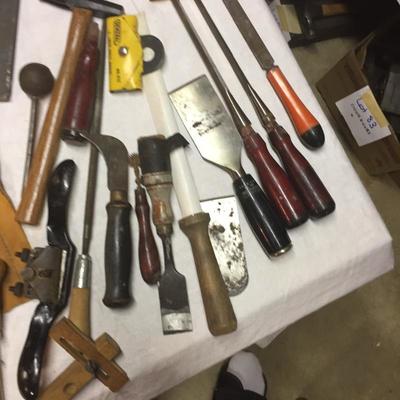 Lot - 147  Hex Keys,Chisels,Sharpening Stones and More