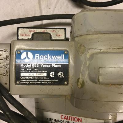 Lot - 70  Rockwell Planers and Sanders