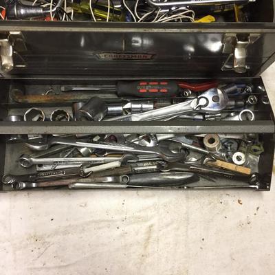 Lot - 127. Craftsman Toolbox with Contents 