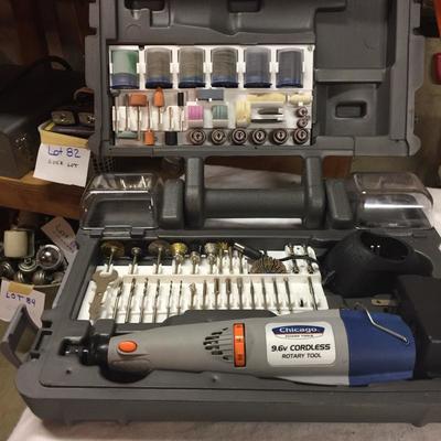 Lot - 90  Chicago Rotary Tool with Extras