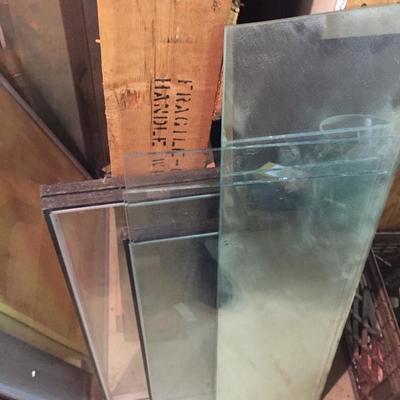 Lot - 95. Glass Shelves and More