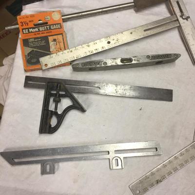 Lot. - 149  Joint Knifes,Combo Squares and More
