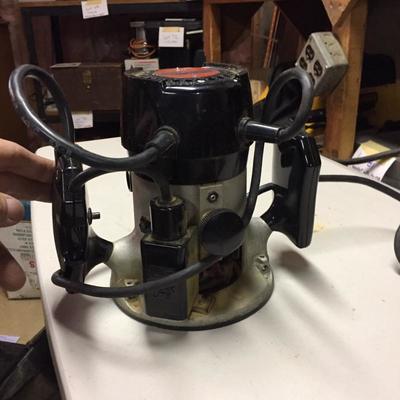 Lot - 67  Craftsman Router and Porter Cable Drill 