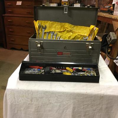 Lot - 125 Craftsman Toolbox with Contents 