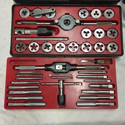 Lot- 163  Craftsman Tap and Die and Multimeters