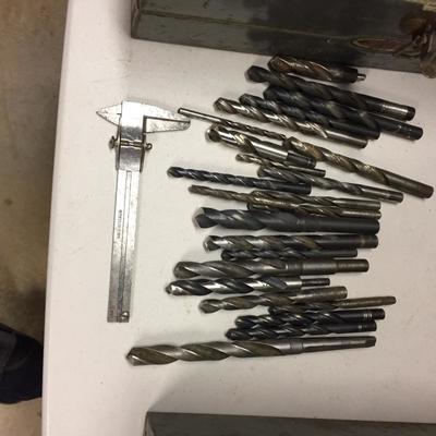 Lot 130  Drill Bits in Metal Boxes