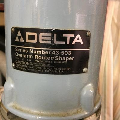 Lot - 124. Delta Overarm Router Shaper