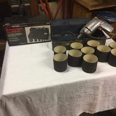 Lot - 54. Drum Sanding Kit and Drill