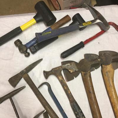 Lot - 150  Hammers and Hatchets