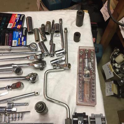 Lot - 162   Assortment of Ratchets and Sockets