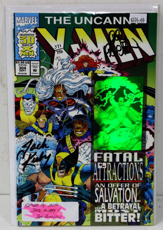X Men 304 Signed By Jack Kirby Dan Panosian Comic Book W Coa 515 51 Estatesales Org X Men 304 Signed By Jack Kirby Dan Panosian Comic Book W Coa 515 51 Estatesales Org